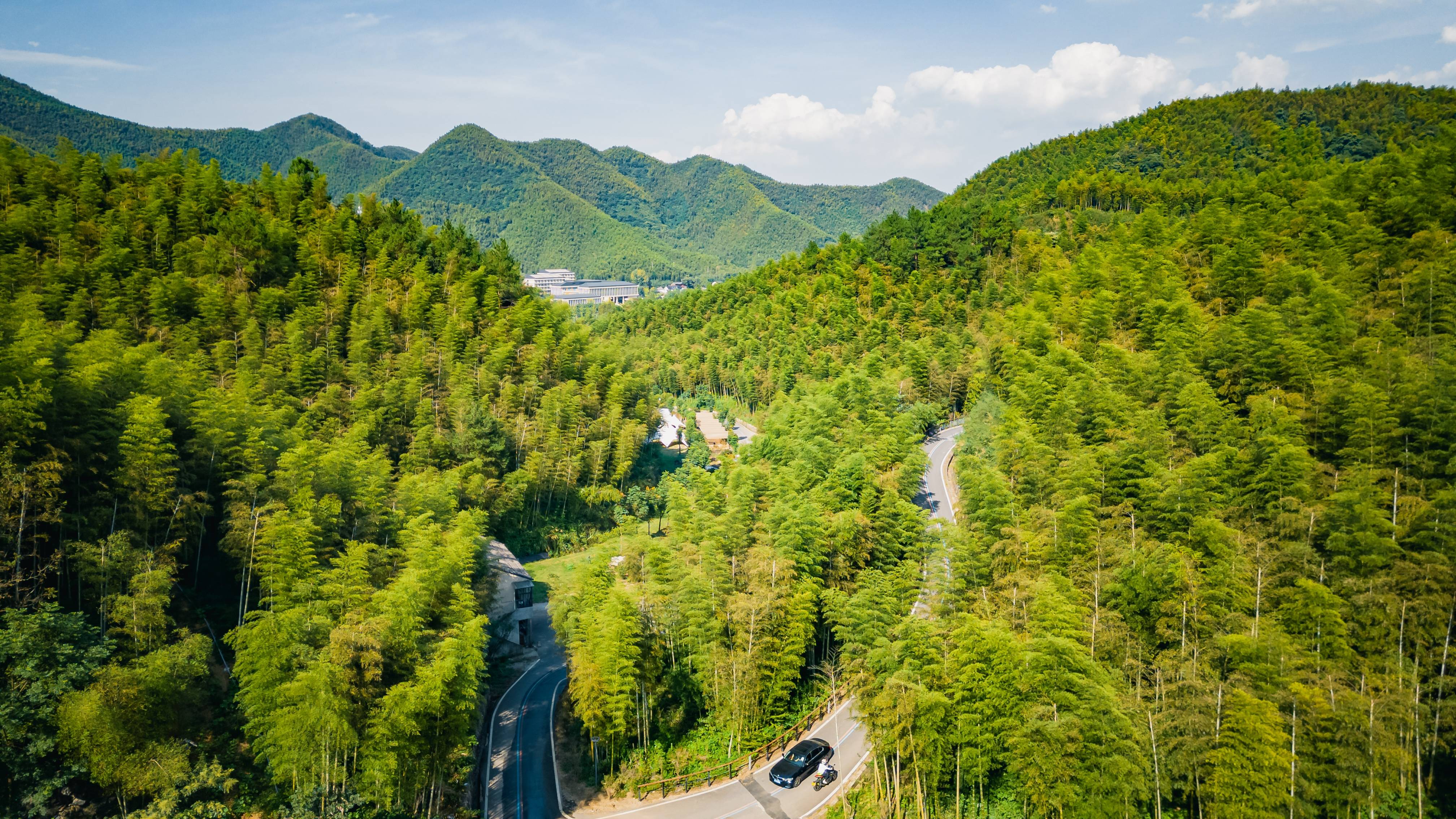 kaiyun网站杭州周末自驾游大余村青山绿水感受活力烟火气息(图9)